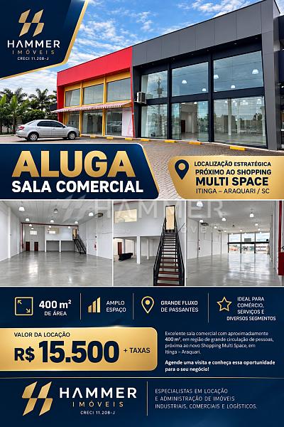 Sala Comercial Prox.Shopping Multi Space 1