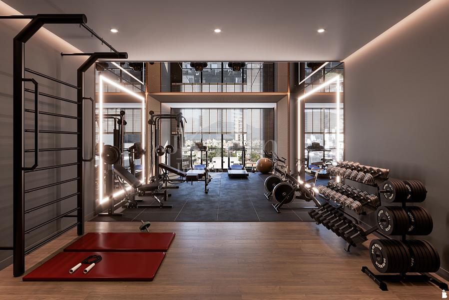 Academia do Rubelita Palace Residence em Itapema