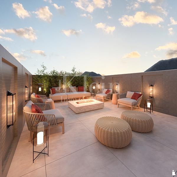 Fire place do Rubelita Palace Residence em Itapema