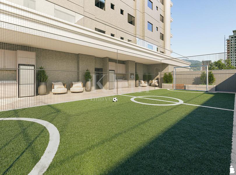 Mini quadra do Rubelita Palace Residence em Itapema