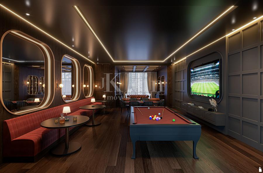 Sala de jogos do Rubelita Palace Residence em Itapema