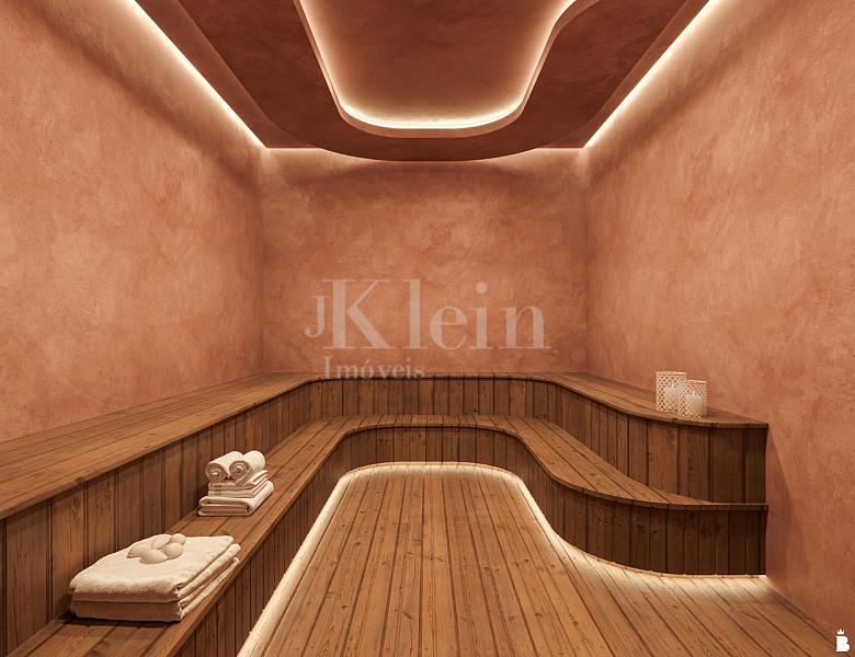 Sauna do Rubelita Palace Residence em Itapema