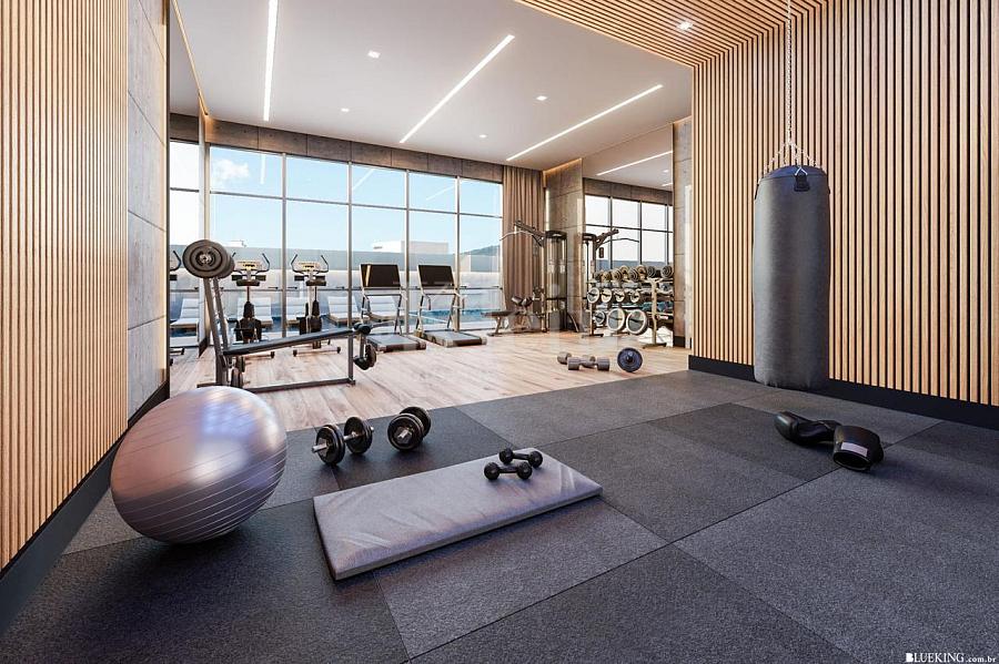 Academia do Edif�cio Pier Monte Carlo em Porto Belo