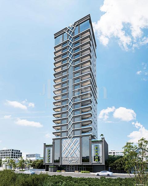 Fachada do Edif�cio Pier Monte Carlo em Porto Belo