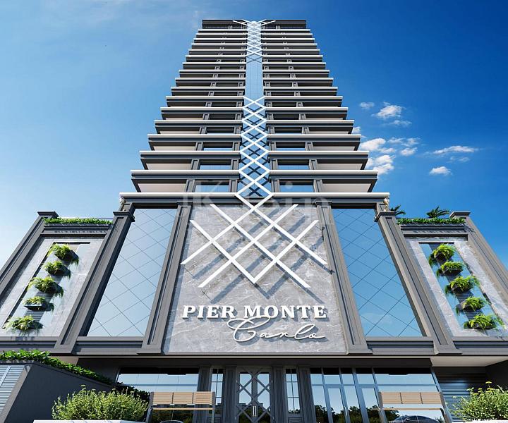Fachada do Edif�cio Pier Monte Carlo em Porto Belo