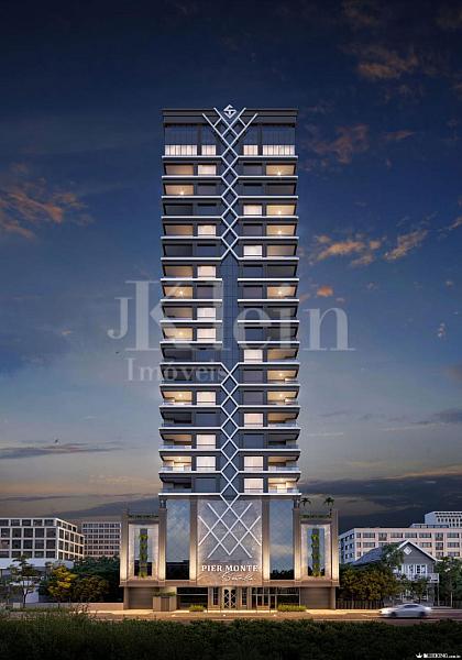 Fachada do Edif�cio Pier Monte Carlo em Porto Belo