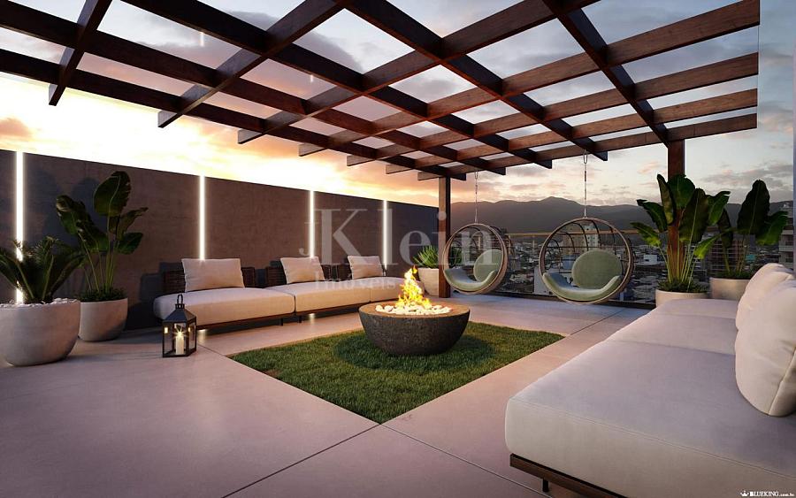 Pra�a de fogo do Edif�cio Pier Monte Carlo em Porto Belo