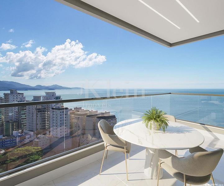 Sacada vista Mar do Edif�cio Pier Monte Carlo em Porto Belo
