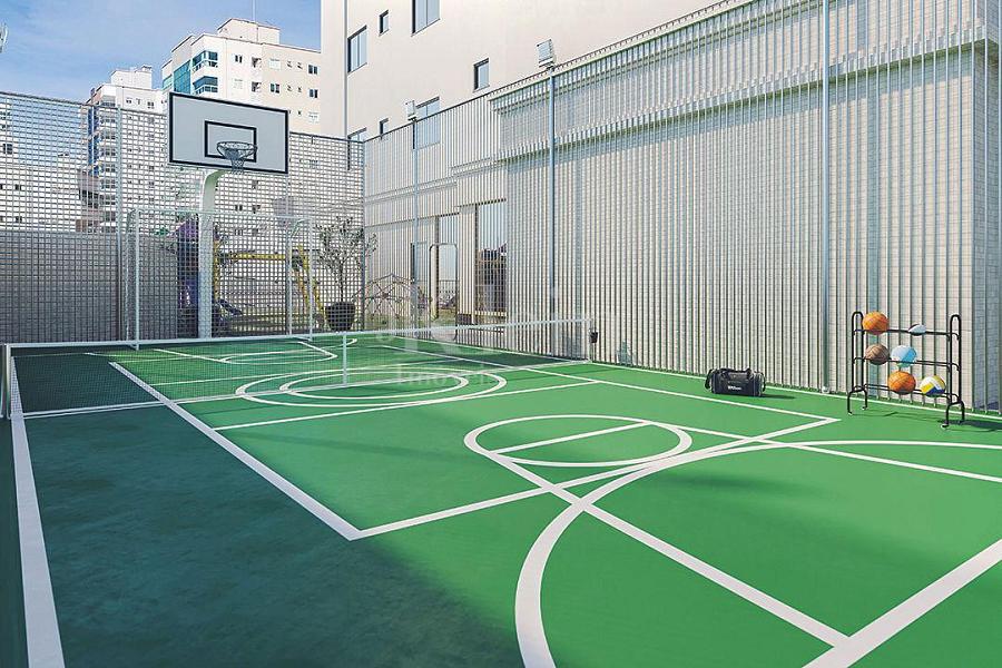 Quadra esportiva do Berilo Palace Residence apartamento � venda em Meia Praia Itapema