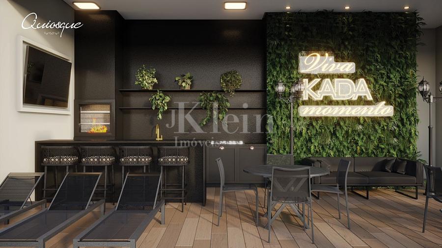 Quiosque na cobertura do Le Chloe na Meia Praia em Itapema