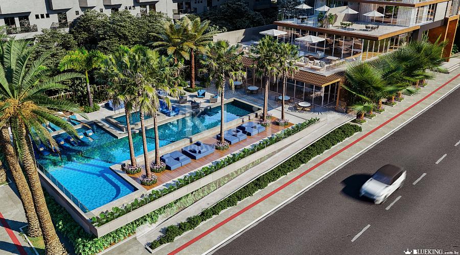 Piscina do Edif�cio Sunny Coast em Itapema