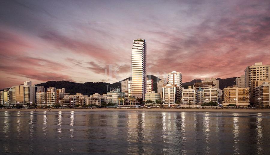 Fachada mar do Edif�cio Sunny Coast em Itapema