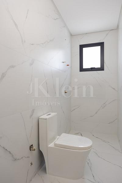 Banheiro da su�te do apartamento do Grand Mirage no Centro em Itapema