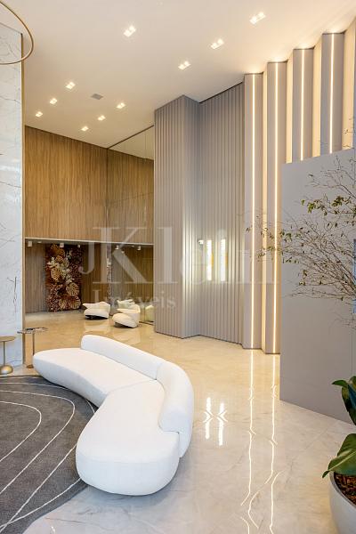 Hall de entrada do Grand Mirage no Centro em Itapema