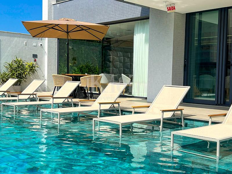 Prainha do Grand Mirage no Centro em Itapema