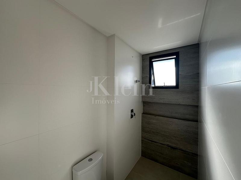 Banheiro da su�te do apartamento do Times Square em Itapema