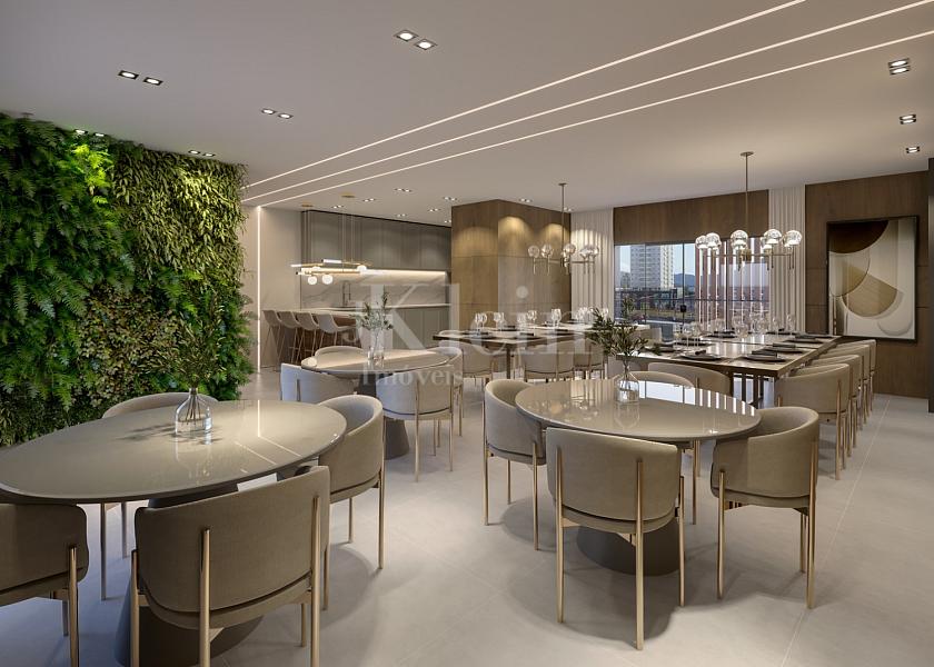 Sal�o de festas do Portal 246 Residence na Meia Praia em Itapema