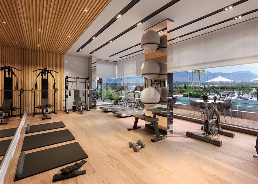 Academia do Portal 246 Residence na Meia Praia em Itapema