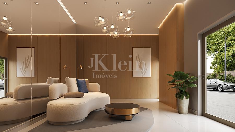 Hall de entrada do Solaris Residencial na Meia Praia em Itapema