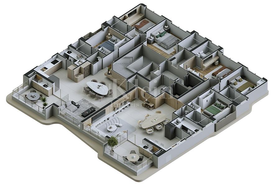 Planta dos apartamentos do Solaris Residencial na Meia Praia em Itapema