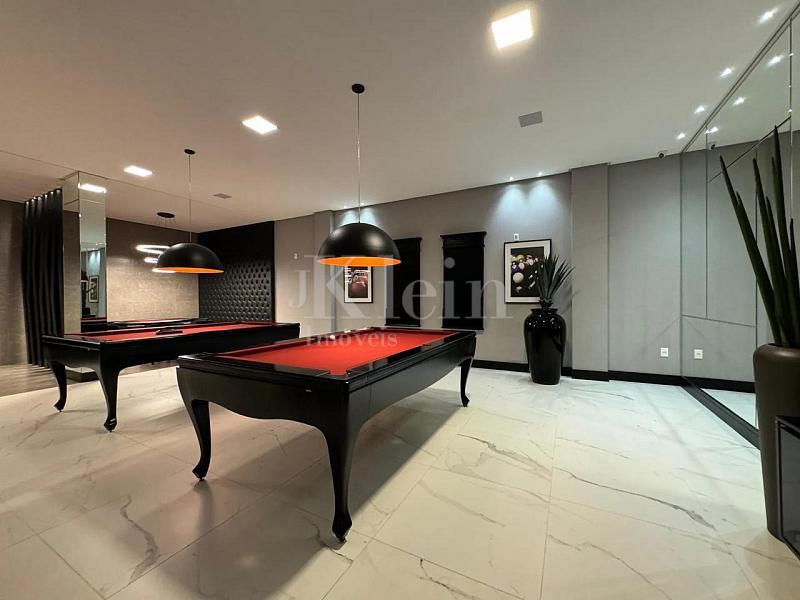 Sala jogos no Vila das Aroeiras Residence apartamento � venda em Meia Praia Itapema