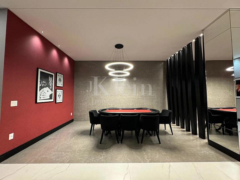 Sala jogos no Vila das Aroeiras Residence apartamento � venda em Meia Praia Itapema