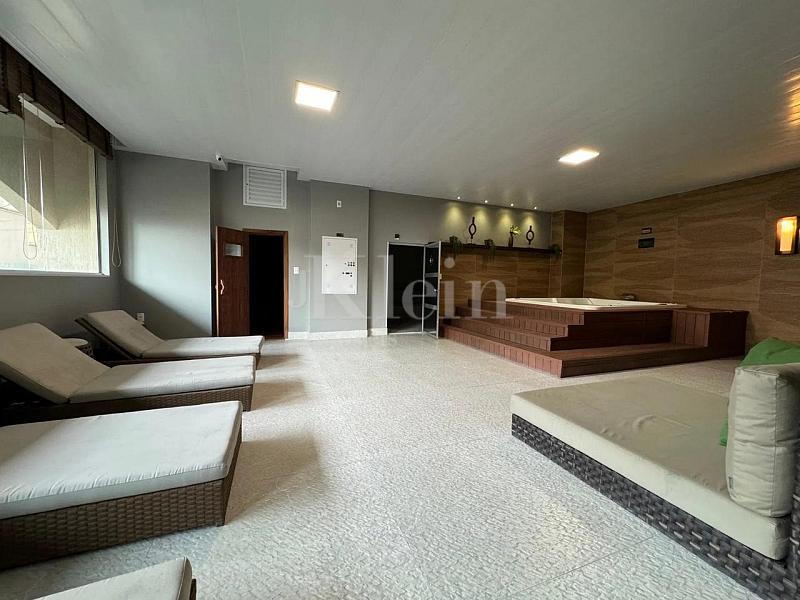 Sauna no Vila das Aroeiras Residence apartamento � venda em Meia Praia Itapema