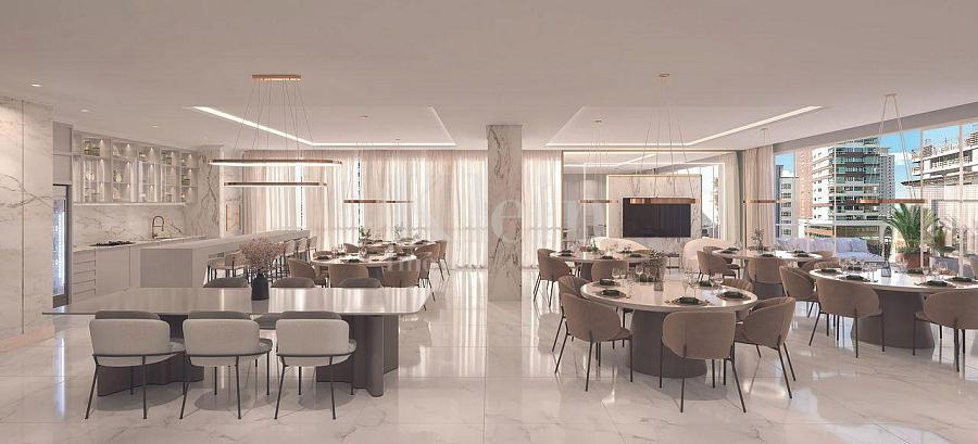 Sal�o festas do empreedimento Ametista Home Club em Meia Praia Itapema