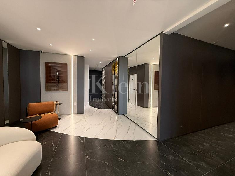 Hall de entrada do Villa Italia Residence na Meia Praia em Itapema