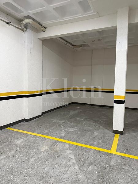 Vaga de garagem do apartamento do Villa Italia Residence na Meia Praia em Itapema