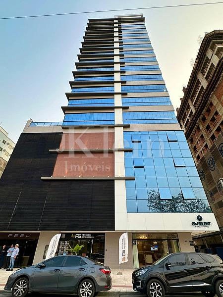 Fachada frontal do Torri Di Mare Residenziale no Balne�rio Perequ� em Porto Belo