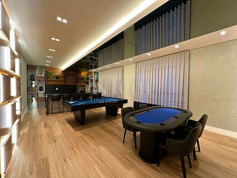 Sala de jogos do Torri Di Mare Residenziale no Balne�rio Perequ� em Porto Belo