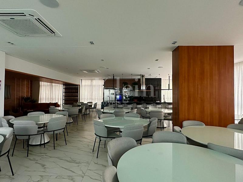 Sal�o de festas do Torri Di Mare Residenziale no Balne�rio Perequ� em Porto Belo