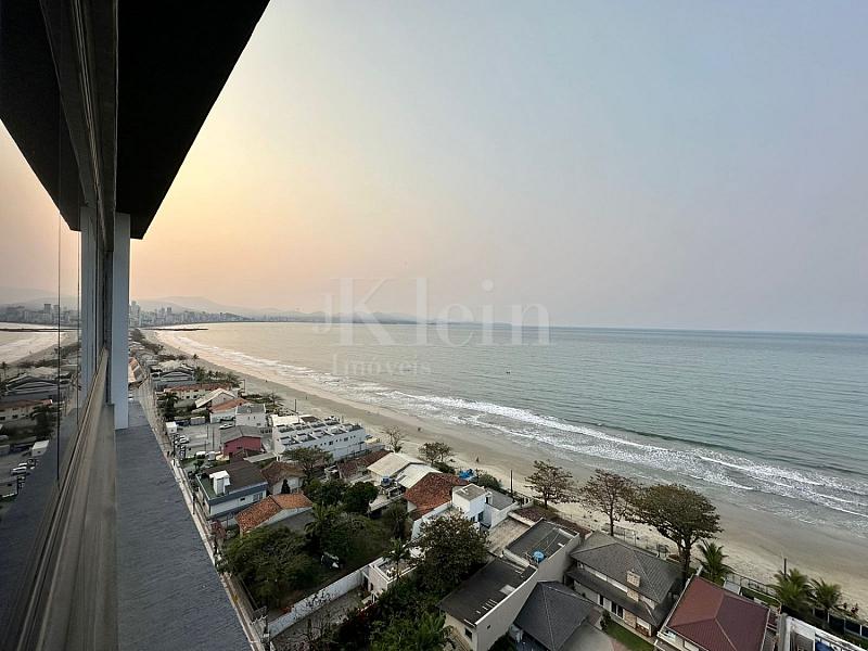 Vista norte do apartamento do Torri Di Mare Residenziale no Balne�rio Perequ� em Porto Belo