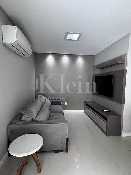 Sala de TV do apartamento no SC Marine Residence na Meia Praia em Itapema