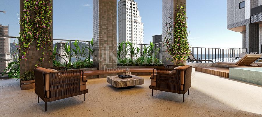 Rooftop do Onix Towers Residence em Itapema
