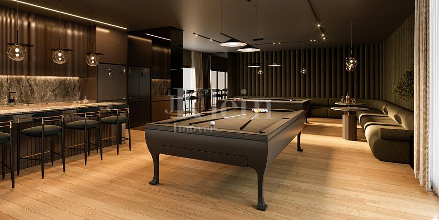 Sala de jogos do Onix Towers Residence em Itapema