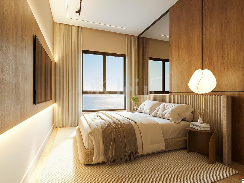 Su�te do apartamento do Onix Towers Residence em Itapema