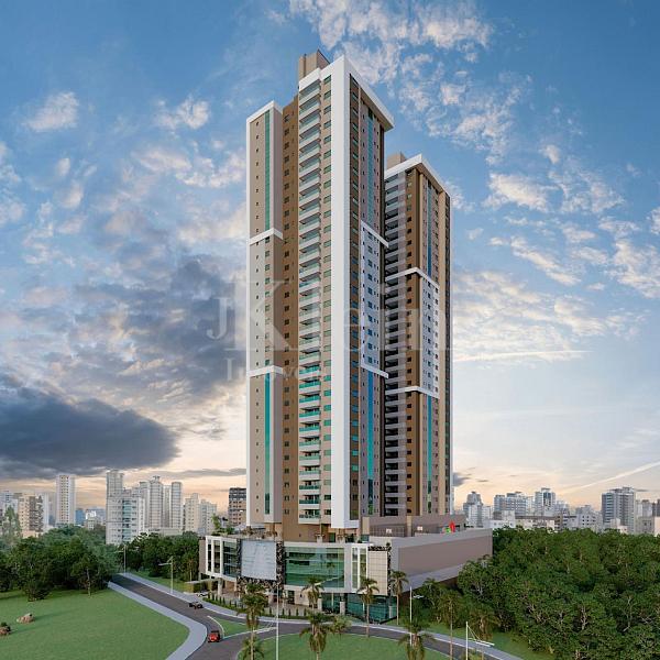 Fachada diurna das torres Reserva do Arvoredo Home Club Apartamento � venda em Balne�rio Perequ� - Porto Belo