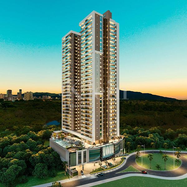 Fachada Noturna do Reserva do Arvoredo Home Club Apartamento � venda em Balne�rio Perequ� - Porto Belo