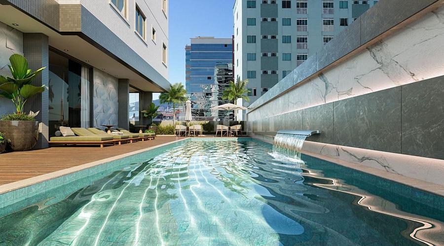 Piscina Horizon Palace em Itapema