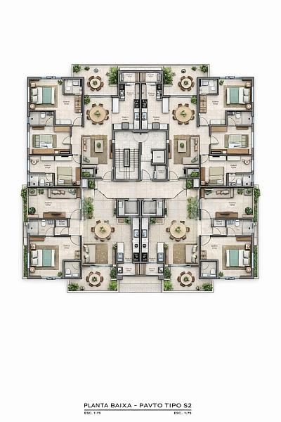 Planta Horizon Palace em Itapema