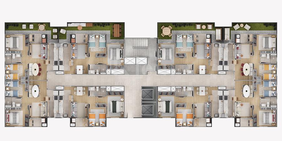 Planta do Vega Jaragu� em Jaragu� do Sul