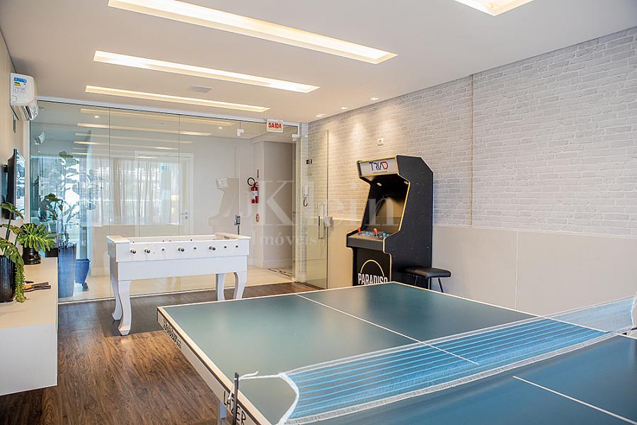 Sala de jogos do Paradiso Residence no Centro em Itapema