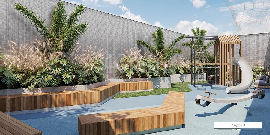 Playground do Acquamarine Palace Residence em Porto Belo