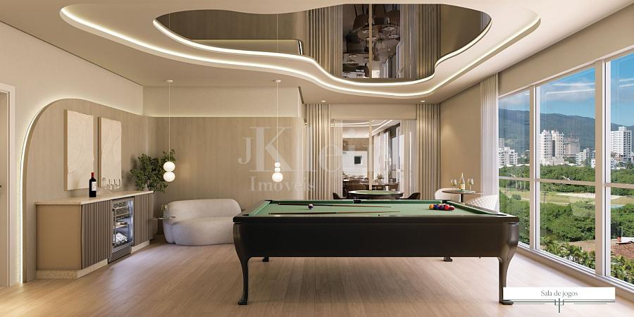 Sala de jogos do Acquamarine Palace Residence em Porto Belo