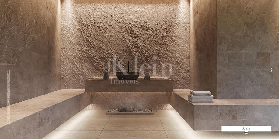 Sauna do Acquamarine Palace Residence em Porto Belo