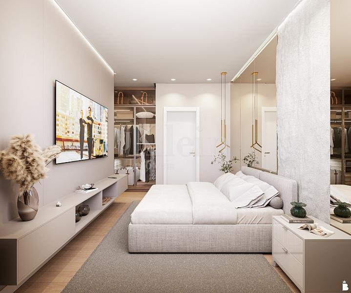 Su�te do apartamento do Acquamarine Palace Residence em Porto Belo