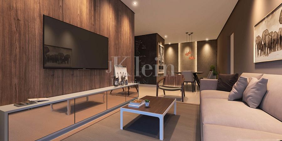 Living apartamento edif�cio Belmare em Itapema I Centro