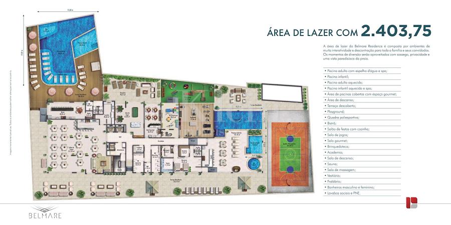 Planta lazer Belmare